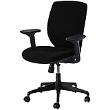 オフィスコム オフィスチェア ルナーレ2 肘有り (背面)ブラック×(張地)ブラック LUNARE2-AM-BKBK