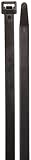 Morris Products 20292 Ultraviolet Nylon Cable Ties, Black, 11" Length, 1/2" Width, 250lbs Tensile St
