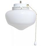 BOSTON HARBOR CF-9SLK-WH Schoolhouse Light Kit, 9-Inch, White [並行輸入品]