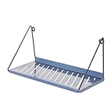 P Prettyia シンプル　ウォールマウント　フラワーベース　ホルダー　ホーム　ストレージ　ディスプレイラック　 - 青