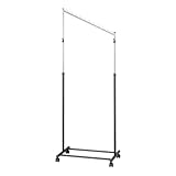 ルミナス プッシュ式パイプハンガー 斜め 幅60×奥行40×高さ139~170cm PNHS-65G