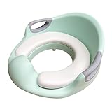 LINXAS おまる 補助便座 子供 男の子 女の子 トイトレ 置くだけ トイレ 便座 補助 トイレトレーニング 取っ手付き 簡単 飛び散り防止 子供用 幼児 (踏み台(ホワイト))