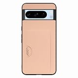 LOOF SKIN SLIM-SLOT レザー カード収納 スマホケース for Google Pixel 8 Pro 用 ケース カバー 背面 ストラップホール カードポケット シンプル 耐衝撃 薄型 軽量 leather [アンバーローズ]