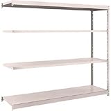 ＴＲＵＳＣＯ　軽量Ｍ１．５ボルトレス棚１７６０×４４５×Ｈ１５００増結　ネオグレ M1.5-5644BNG(ﾈｵｸﾞﾚｰ)(P)