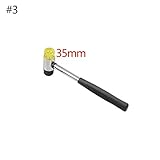 （ゴールデン ドリーミング）Golden Dreaming ゴムハンマー 平ら修復ツール　凹み＆凸修復 DIY修理工具 (35mm)