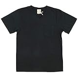 グラッドハンド 06 Tシャツ メンズ V ネック ポケット 半袖 パックT 無地 GLADHAND V-NECK POCKET S/S T-SHIRTS (L, BLACK)