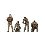 figreal 1/72 U.S.AIRFORCE アメリカ空軍(1) EG4b 4体セット 整備員 072-00017-EG4b 彩色済みフィギュア