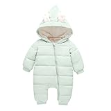 mioim ベビー服 子供服 男の子 女の子 ダウンコート ロンパース 長袖 厚手 フード付き 秋冬 ダウン ジャケット 防寒 アウター 上着 赤ちゃん服 普段着