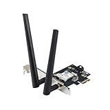 Asus (PCE-AXE5400) AXE5400 Wi-Fi 6E トライバンドPCI Expressアダプター、Bluetooth 5.2、OFDMA、MU-MIMO。
