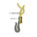 エスコ ペンホルダー（ヘルメット用） EA998AZ-25