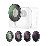 TELESIN ND CPL フィルターセット Insta360 Go Ultra 用 フィルター/レンズフィルターセット｜CPL＋ND8/ND16/ND32（4枚セット）| 光学ガラス | HD | 耐油性 | クイック着脱設計 | 収納ケース付き | Insta 360アクセサリー