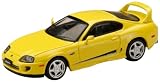 HJ64 1/64 トヨタ スープラ RZ (JZA80) 純正オプション装着車 アクティブスポイラーパーツ付き スーパーブライトイエロー 完成品