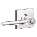 Schlage j40-brw-col BrentwoodプライバシードアレバーSet with Decorativeコルトントリム、ポリッシュクローム