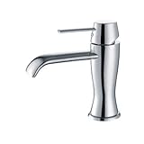 Ruvati RVF3103CH Voda Single Hole Bathroom Faucet, Polished Chrome [並行輸入品]