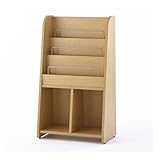 R・Fヤマカワ 木製マガジンラックII ハイ W550×D290×H948mm RFMR2-H ナチュラルC