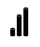 Kichler Lighting 15665BKT 4.25-Inch x 18-Inch Aluminum Bollard Mounting Stem, Textured Black [並行輸入品]