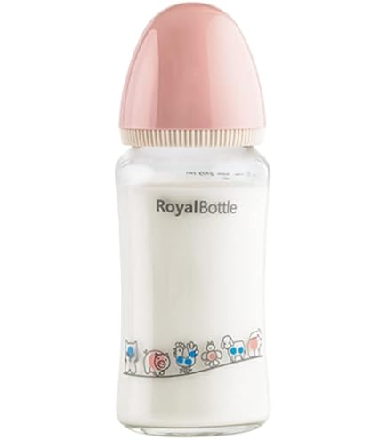 Amazon | Royal Bottle ローヤルボトル哺乳瓶 耐熱ガラス製 水色