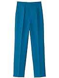 UNIWEAR(ユニウェア) レディース スラックス BL-89 ブルー ゆったり 4L ( 17号 ) （ 日本製生地使用 ）