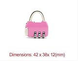 器具表示6 ( 30 ) -slot Claspロッカー携帯電話iPad mini充電ステーション+組み合わせロック 10PK Combination Lock (Pink) 15626-PINK-1