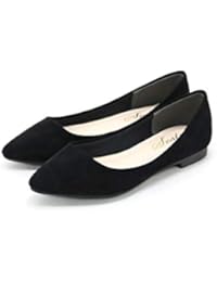 [セスト] シンプルフラットシューズ ローヒールパンプス DRP22002