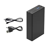 SLXLYH アルミニウムダブルベイハードドライブエンクロージャー 2.5インチ/3.5インチHDD用 USB3.0 HDD外付けハードドライブエンクロージャーケース