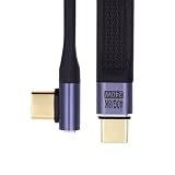 chenyang USB C USB4 40Gbps 240W 100W 8K フラット スリム FPC データケーブル 薄型角度 ノートパソコン 携帯電話用 13cm