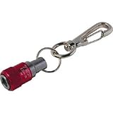 トップ工業:TOP 携帯用ソケットホルダー ナスカン付 レッド ESH-RN 型式:ESH-RN