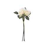 asca 造花 ローズバンチ ピンクグリーン