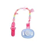 Pumpumly おしゃぶりホルダー かわいい　落下防止 紛失防止 ママも安心おしゃぶりホルダー