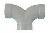 Household Supplies &クリーニング中央真空90度3 Way T型継手( 2インチ真空パイプ) ( Rams Head )