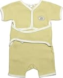 ラップロンパース S/Sイエロー 70