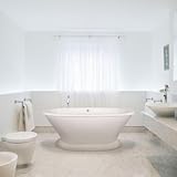 Columbia 5.8 Ft。センターDrain自立Air浴槽バスタブでビスケット、奥行( in。)23.5 Tub長( in。)70 Tub高さ( in。)26 Tub幅( in。)40