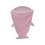 RGTOPONE スーパーソフトで快適な綿のサメラップブランケット新生児の幼児の寝袋毛布の幼児の袋のスリーピングバッグの着用 0 3ヶ月