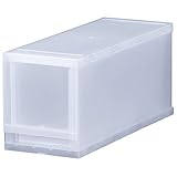 日本製 収納ケース 収納チェスト PLUST PHOTO（プラスト フォト） PH1701 (17cm幅 1段, クリア)