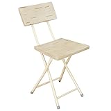 折りたたみチェア （1脚） 340×490×750mm 座面高さ455mm COPA カウンターチェア DIY風 西海岸テイスト ナチュラル