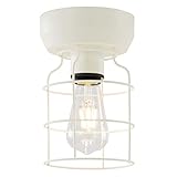 ぼん家具 シーリングライト 小型 LED マリンライト 天井照明 室内ライト 照明器具 E26 レトロ トイレ 内玄関 廊下 間接照明 ホワイト