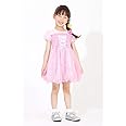 Amazon Co Jp 子供服 女の子 キッズ プレゼント ディズニー プリンセス コスプレ 衣装 ドレス なりきり ワンピース 130cm ラプンツェル 4000k 服 ファッション小物