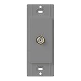 Lutron CA-CJ-GR Claro Cable Jack, Grey [並行輸入品]
