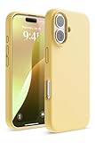 【elago】 iPhone 16 対応 ケース シリコン 耐衝撃 スマホケース 指紋 防止 サラサラ シリコンケース [ iPhone16 アイフォン 16 対応 携帯ケース ] iPhone 16 Case SILICONE CASE イエロー