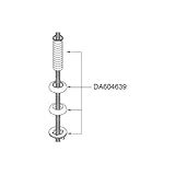 Danze da604639 Sideスプレーホルダー、 DA604639PNV 1