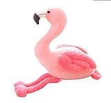 Tmrow 1個 ぬいぐるみ　おもちゃ　フラミンゴ　動物　鳥　ふわふわ　かわいい　子供　女の子　抱き枕　プレゼント　お祝い　誕生日　装飾　置物　飾り付け　撮影道具 38cm