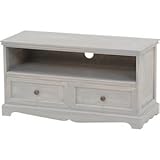 ローボード（テレビ台/テレビボード） 木製 引き出し収納付き ブルー 【完成品】 【代引不可】 生活用品 インテリア 雑貨 インテリア 家具 ローボード テレビ台 [並行輸入品]