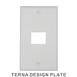 スイッチプレート・コンセントプレート　ホワイト　1口