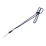 サンワサプライ ネックストラップ 細紐 ブルー DG-ST15BL