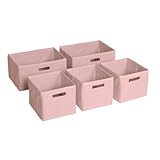 Guidecraft Pink Storage Bins - Set of 5 G85709 by Guidecraft [並行輸入品]