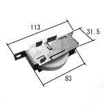旧立山アルミ部品 玄関引戸 戸車：戸車[TO102]