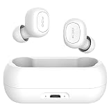 QCY T1 ワイヤレスイヤホン Bluetooth 5.0 自動ペアリング 完全ワイヤレス ブルートゥース イヤホン bluetooth イヤホン マイク付き カナル Hi-Fi 両耳 片耳 ハンズフリー 通話 防水 イヤホン ワイヤレス ヘッドホン ヘッドセット 長時間 スマホ iPhone Android対応 ホワイト QCY-T1WH