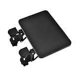 kaitou デスクエクステンダー デスク延長テーブル クランプ式 拡張ボード 折りたたみ テーブル拡張 後付けアームレスト ブラック