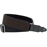 RightOn! STRAPS (ライトオン ストラップス) ギターストラップ 幅 7cm、長さ 112~140cm ELASTIC BLACK 【国内正規品】