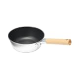 無印良品 鍋としても使えるこびりつきにくいフライパン 直径20cm 深型 ガス火専用 83453978